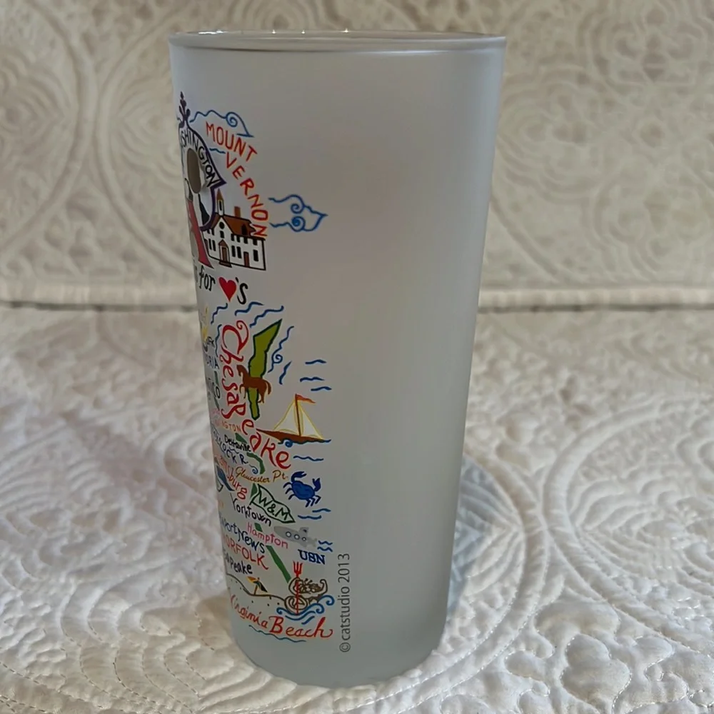 Virginia Drinking Glass, set of‎ two